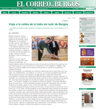 Entrevista en el Correo de Burgos